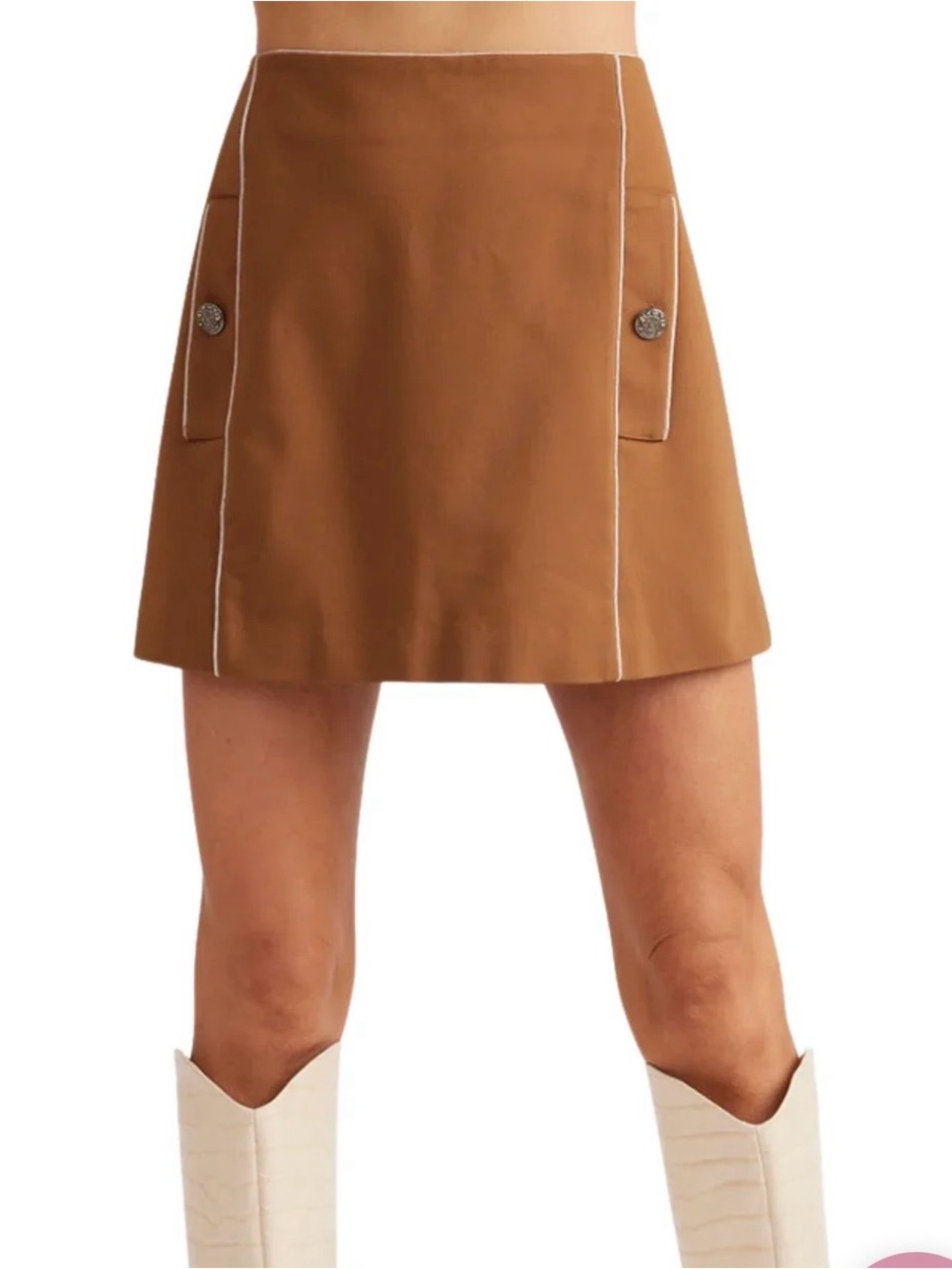 NWT S’edge Tobie Skirt in Toffee Small Ret. $212
